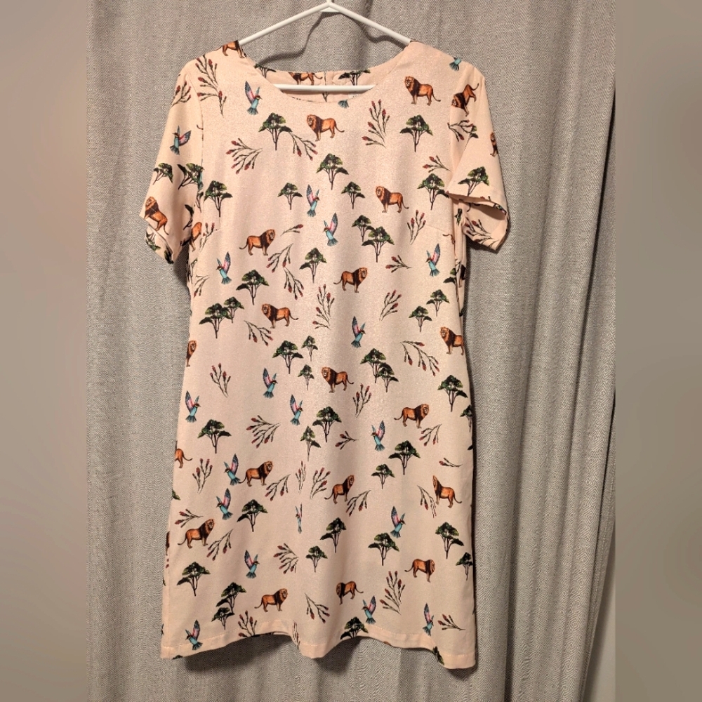 Lili Sidonio Molly Bracken Savannah Print T Shirt Dress